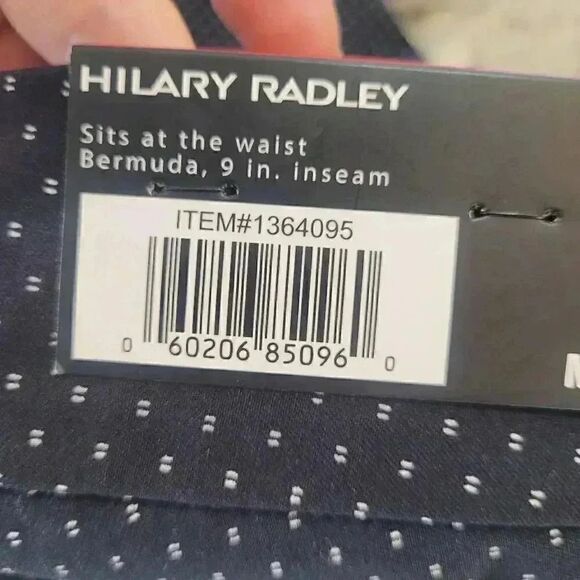 Hilary Radley Women's Navy/White Mini Polka-dot Shorts NEW - Picture 10 of 11